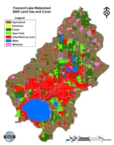 Fremont Lake Watershed Land Use/Cover 2005